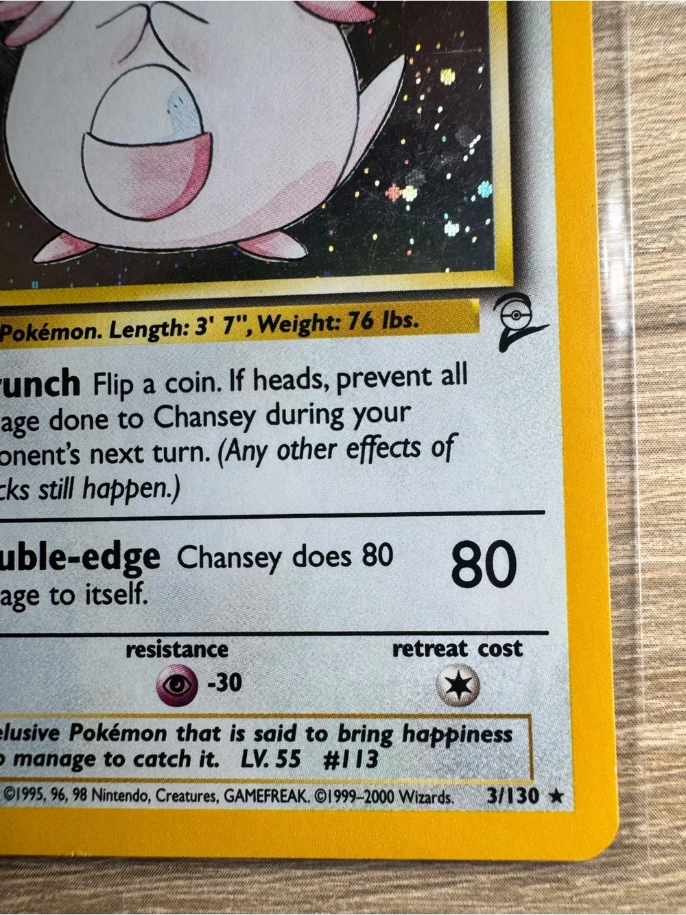 Chansey #3/Pokemon Base Set 2